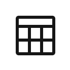 Data tray icon