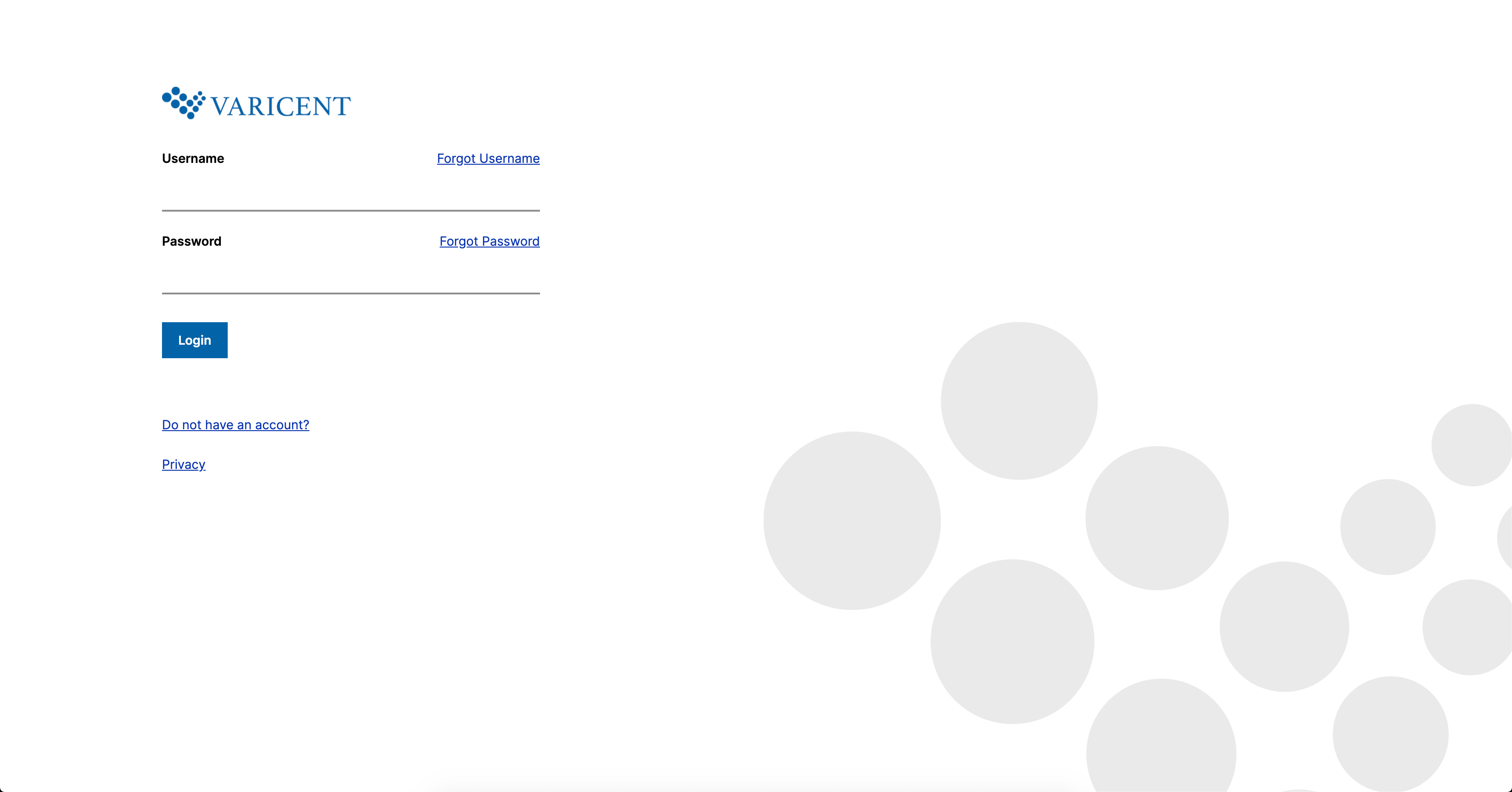 Payee Web login page